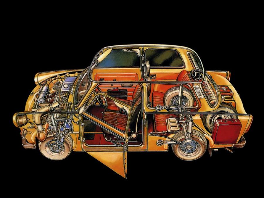 Схема Trabant 601 1963 года  (фото 7 из 22)